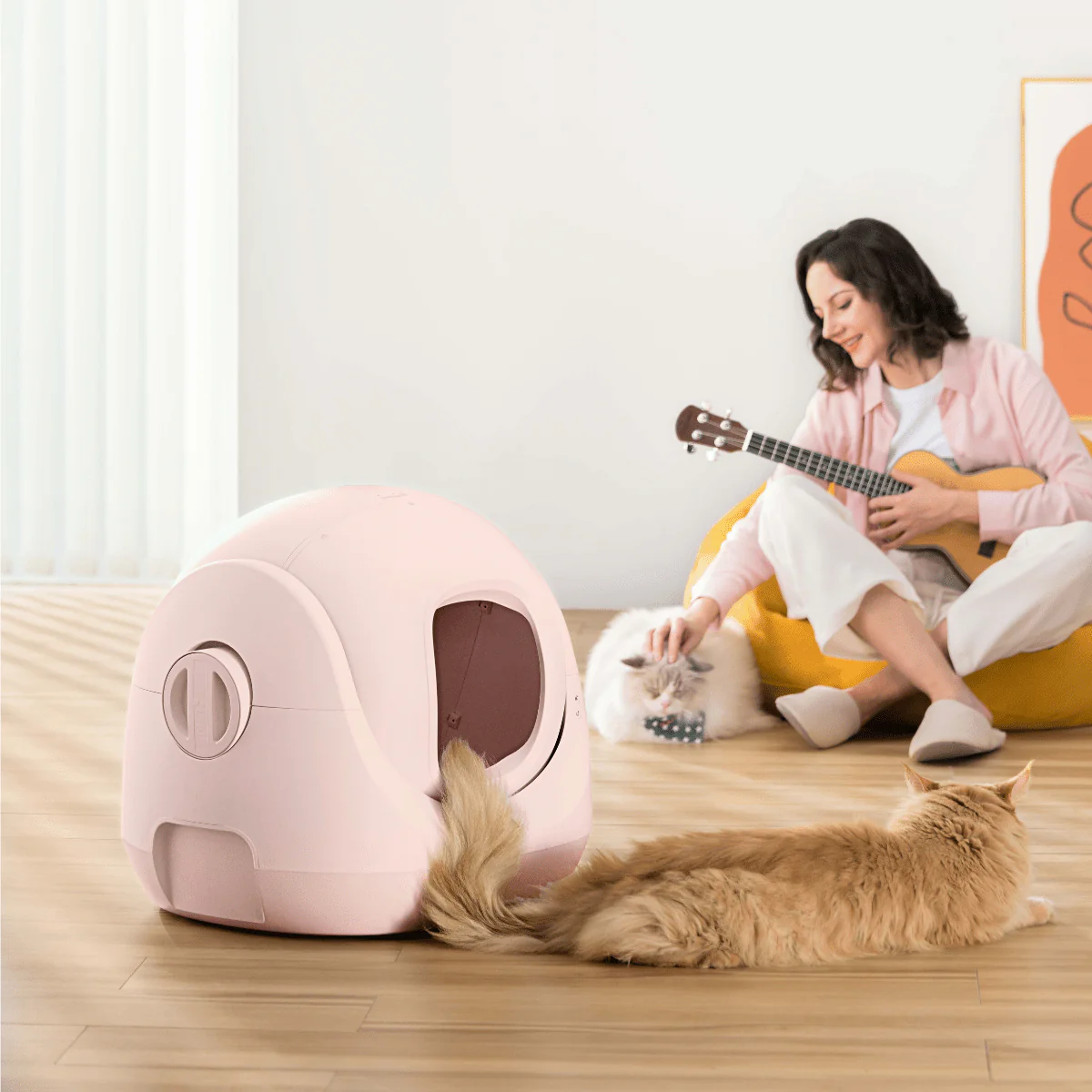 CATLINK Baymax Sakura – Self-Cleaning Litter Box - Image 14