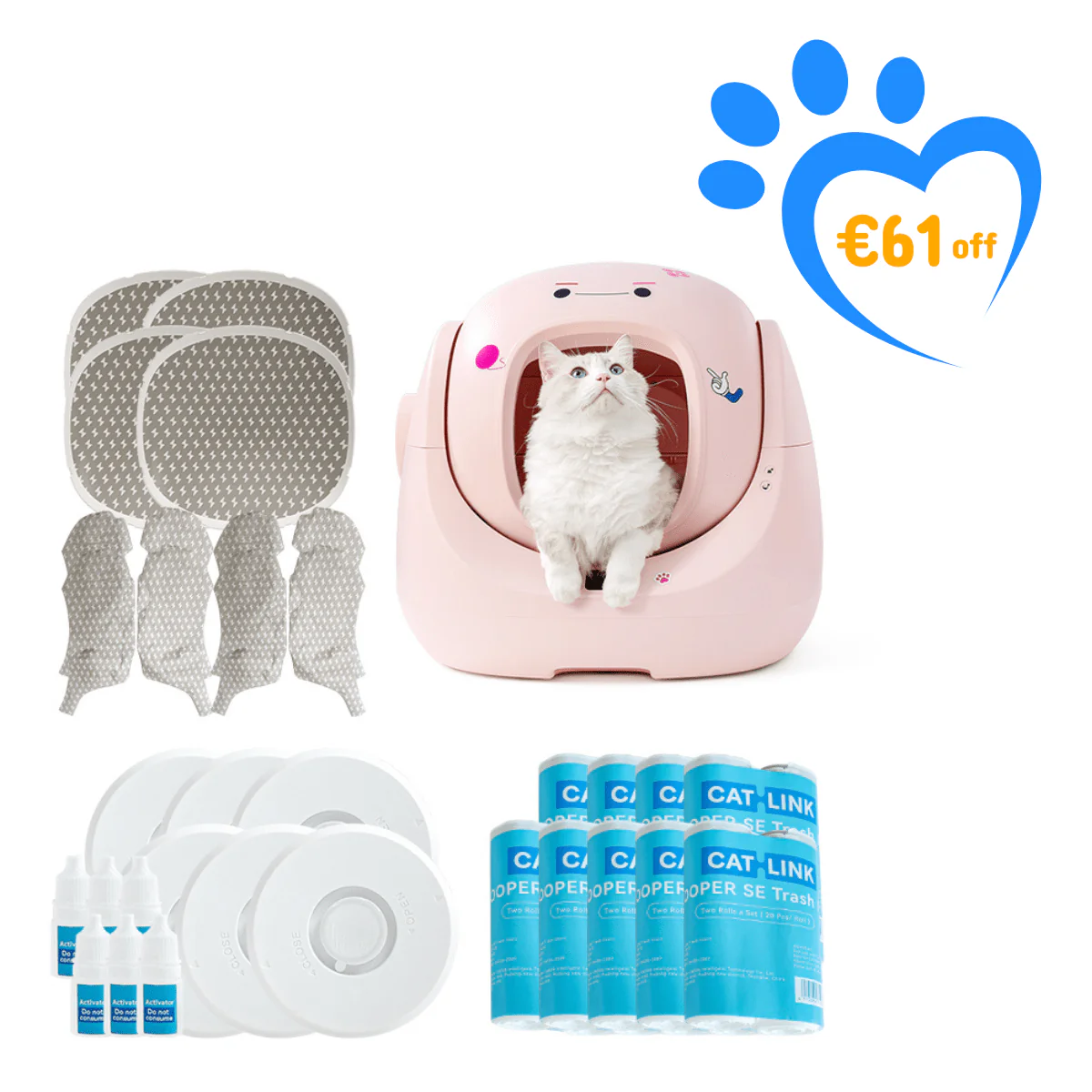 CATLINK Baymax Sakura – Self-Cleaning Litter Box - Image 26