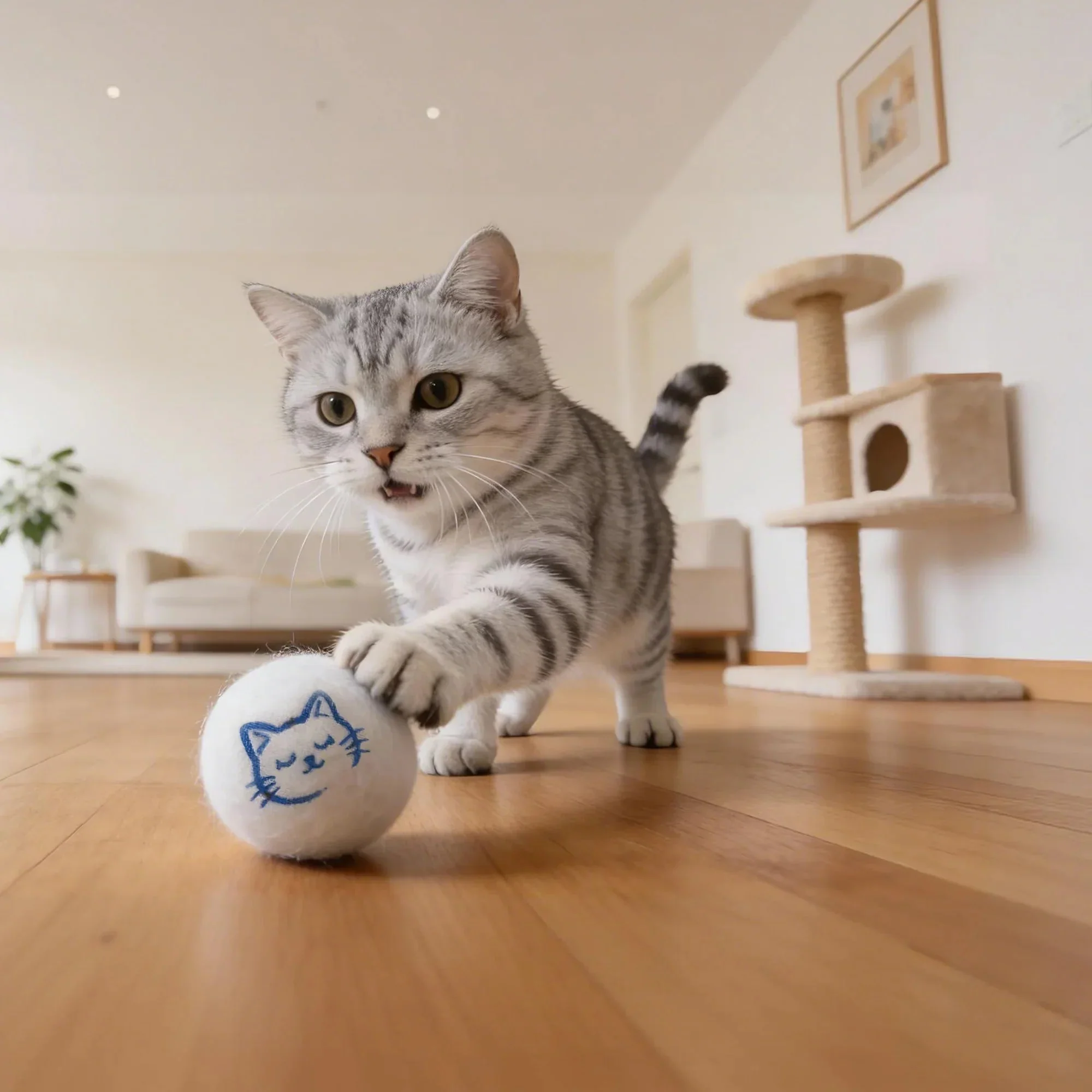 Catlink Wool Balls Set - Cat Toy - Image 5