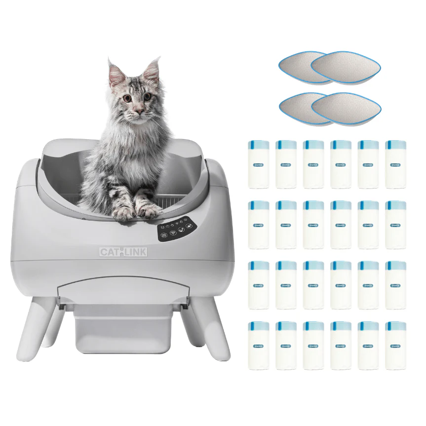 CATLINK Open-X Lite Open Top Self-cleaning Litter Box - Image 19