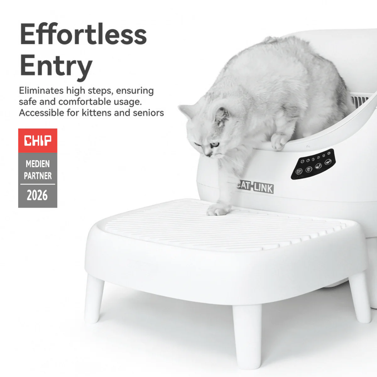 CATLINK Open-X Open Top Self-cleaning Litter Box - Image 12