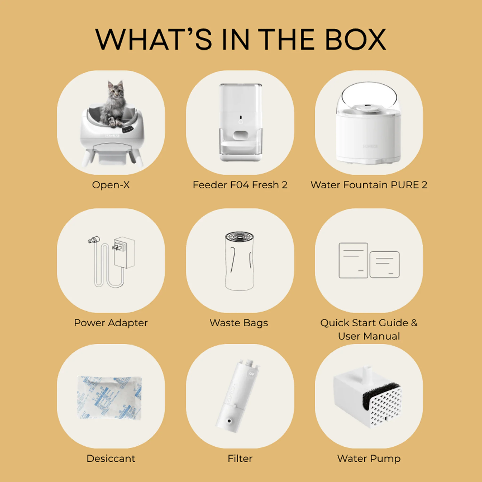Clean & Feed Bundle - Litter Box, Feeder & Water Fountain Complete Set - Image 37
